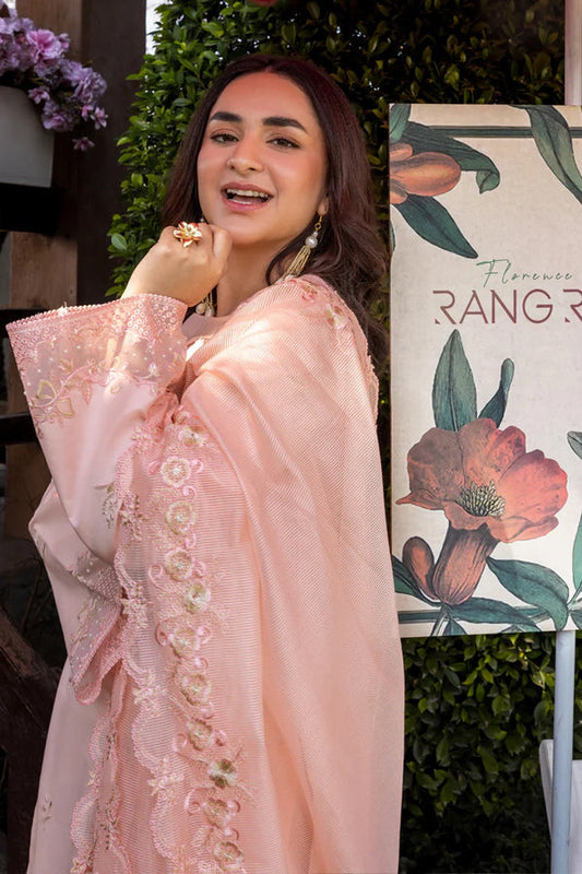 Yumna Zaidi - Fiya Shirt, Trouser with Dupatta